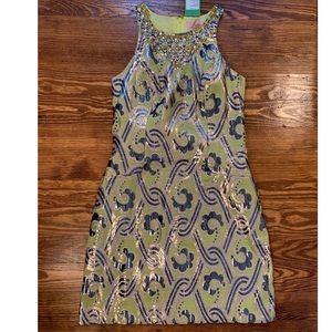 NWT Lilly Pulitzer Kelp Green Pearl Dress